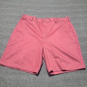 JO S A BANK STAYS COOL Pink Cotton Shorts Mens Size 38 Flat Front Casual Golf
